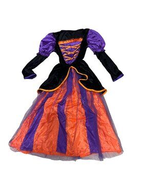 Unbranded Light Up Witch Halloween Costume Dress Girls Size Small (4-6X) Black